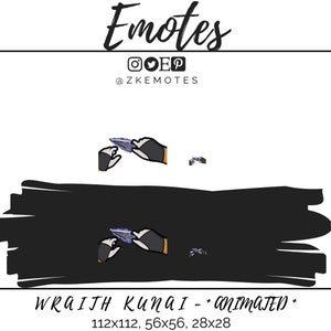 Animated Apex Legends Emotes, Wraith Heirloom Emote, Animated Emotes, Apex Legends Emotes, Twitch Emotes, Animated GIF Emotes