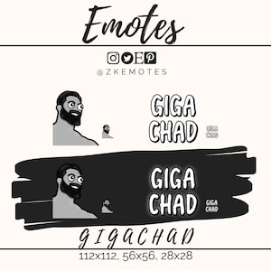 Giga Chad Meme Decal Sticker Chad Thundercock Meme Sticker Meme Gifts -   Finland