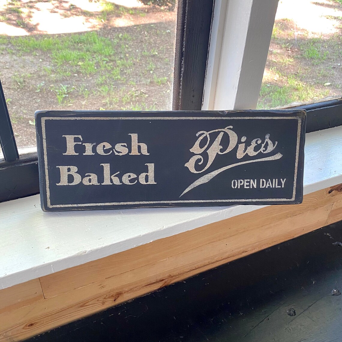 Farmhouse Fresh Baked Pies Sign Farmhouse Bakery Sign Etsy