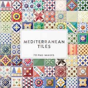 Mediterranean Tile. Portuguese Azulejo Ceramic Tiles Blue White Italian Tile Pattern Digital Paper Italian Wedding. Digital download