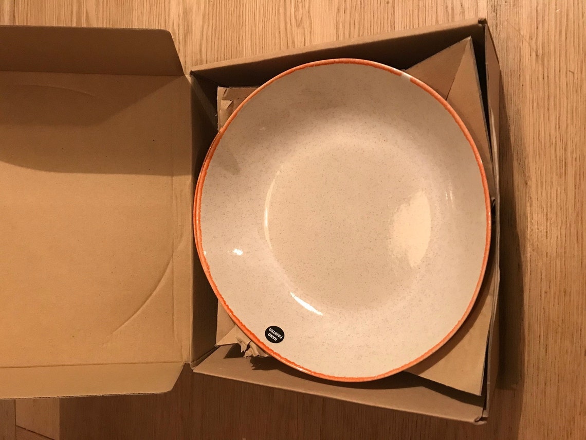 Da Terra x 4 pasta bowls hand made in Portugal BNIB Etsy