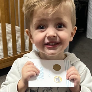 Carte à gratter Rendez-vous amoureux avec Nana - Bleu
