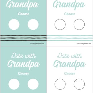 Carte à gratter Rendez-vous avec grand-père - Bleu