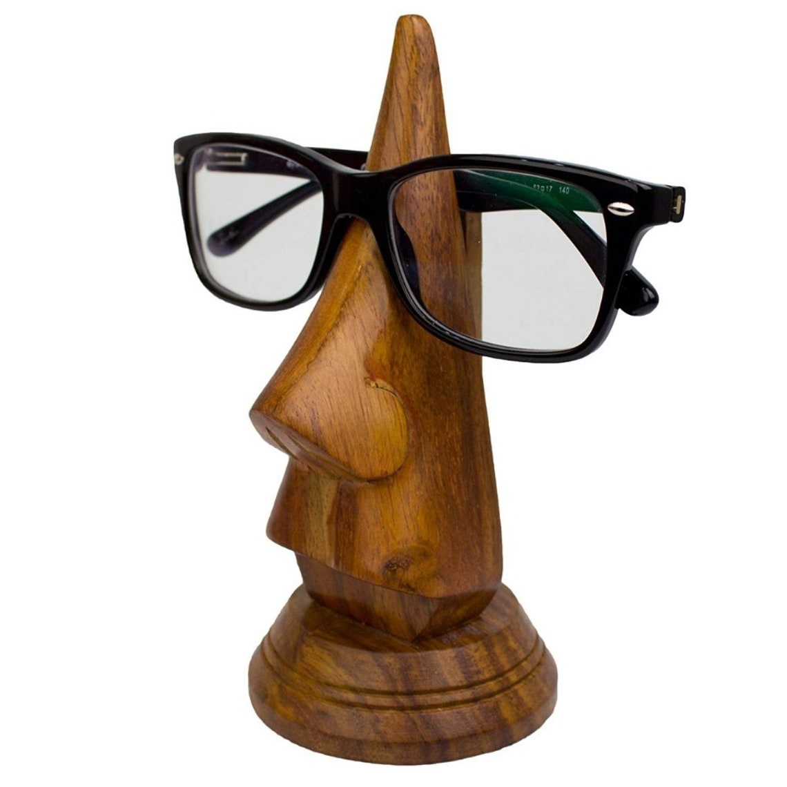 Hand Carved Wooden spectacle holder Intricate goggle stand Etsy