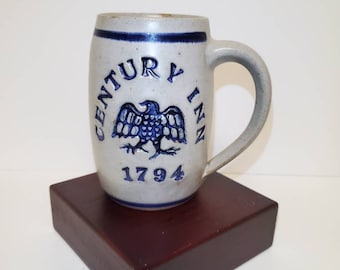 Extra Large Coffee Mug Embossed Stoneware Mug