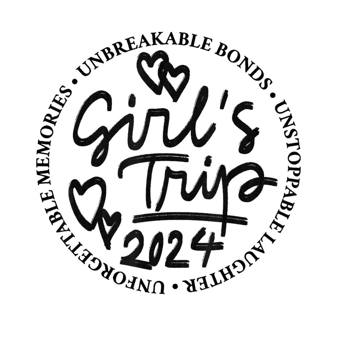 Girls Trip 2024 Womens Weekend Vacation Matching Digital PNG Etsy