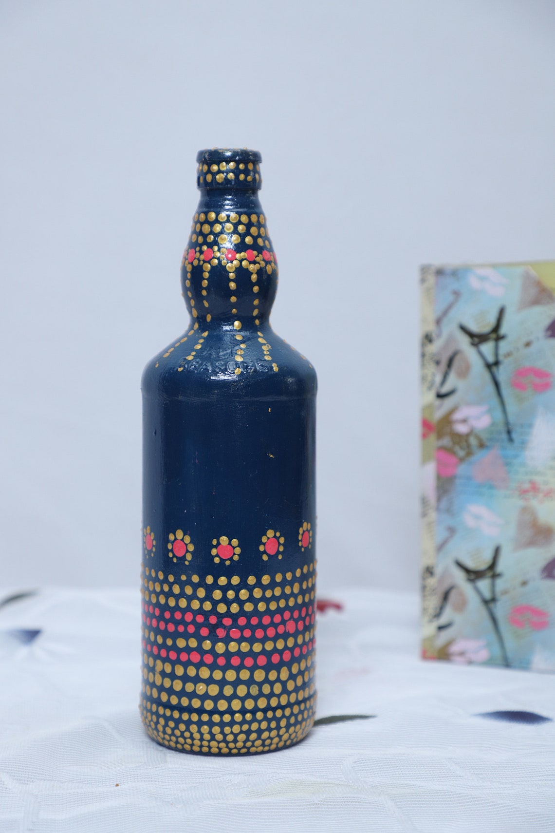 Mandala Bottle Art for home decoration bottle arts wine Etsy