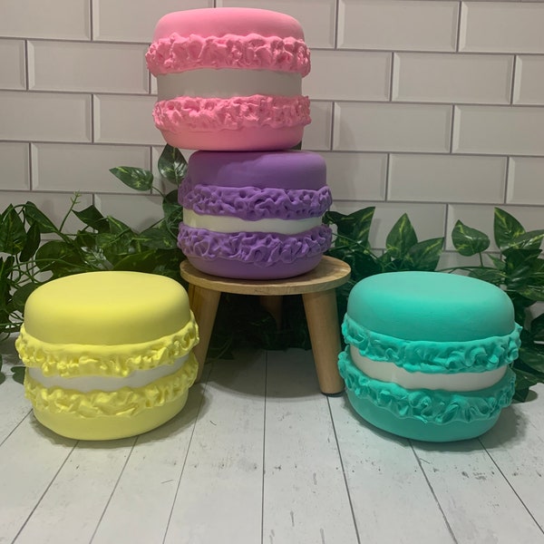 Large Macarons/Macaron/Macaroon/Kitchen Decor/Whimsical Decor/Candy Land/Fake Bake/Food Prop