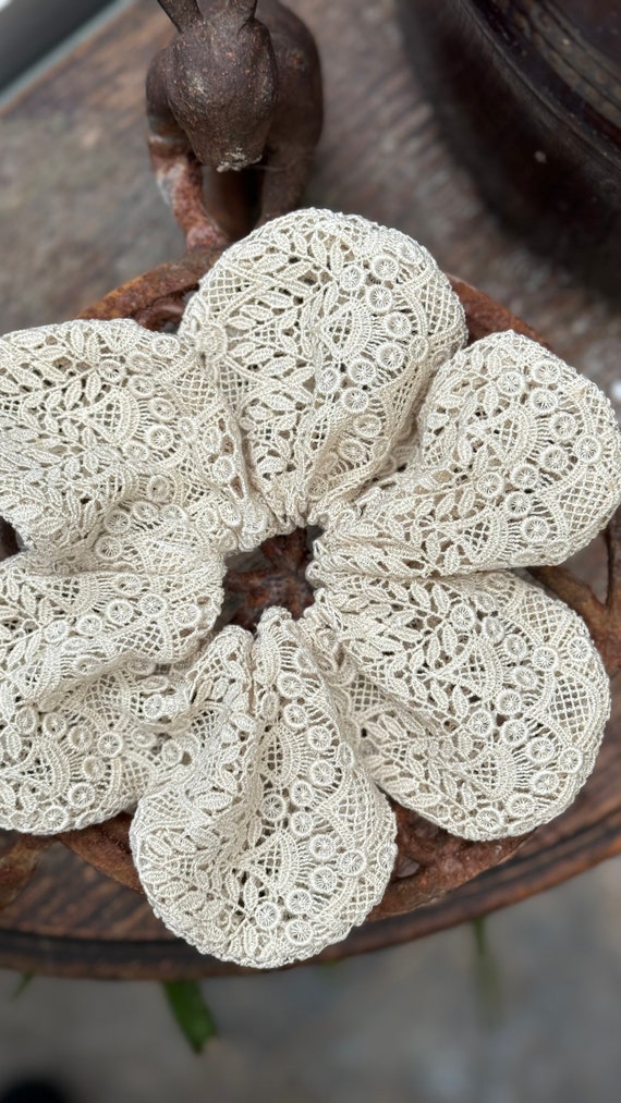 Flower Scrunchie Beautiful Flower Shaped Scrunchie , Made