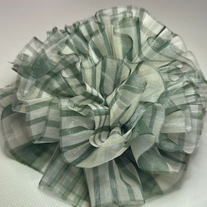 Beautiful Scrunchie , made from check print fabric