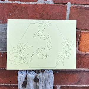 Felicitaciones de boda 5 x 7 tarjeta en blanco