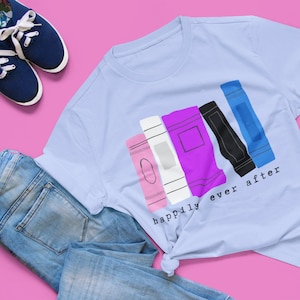 Genderfluid Pride Books Shirt