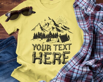 Abenteuer Sommer Lese Shirt - INDIVIDUALISIERBAR Retro Book Camp