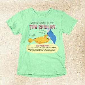 Oceans of Possibilities Summer Reading Shirt - The Spoiler, Flounder (DETAILED)