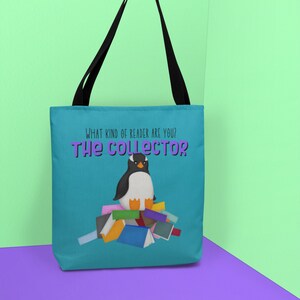 Oceans of Possibilities Summer Reading Tote - The Collector, Gentoo Penguin