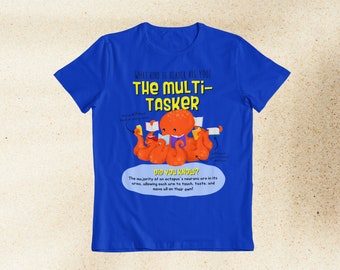 Oceans of Possibilities Summer Reading Shirt - The Multi-Tasker, Octopus (DETAILED)
