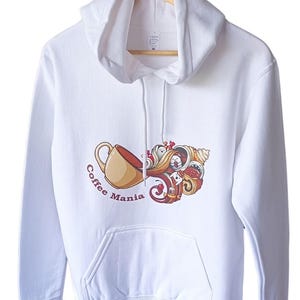100% Cotton Hoodie | Unisex Hoodie | White Hoodie | Coffee Hoodie | Cotton Unisex Pullover Hoodie | Premium Hoodie