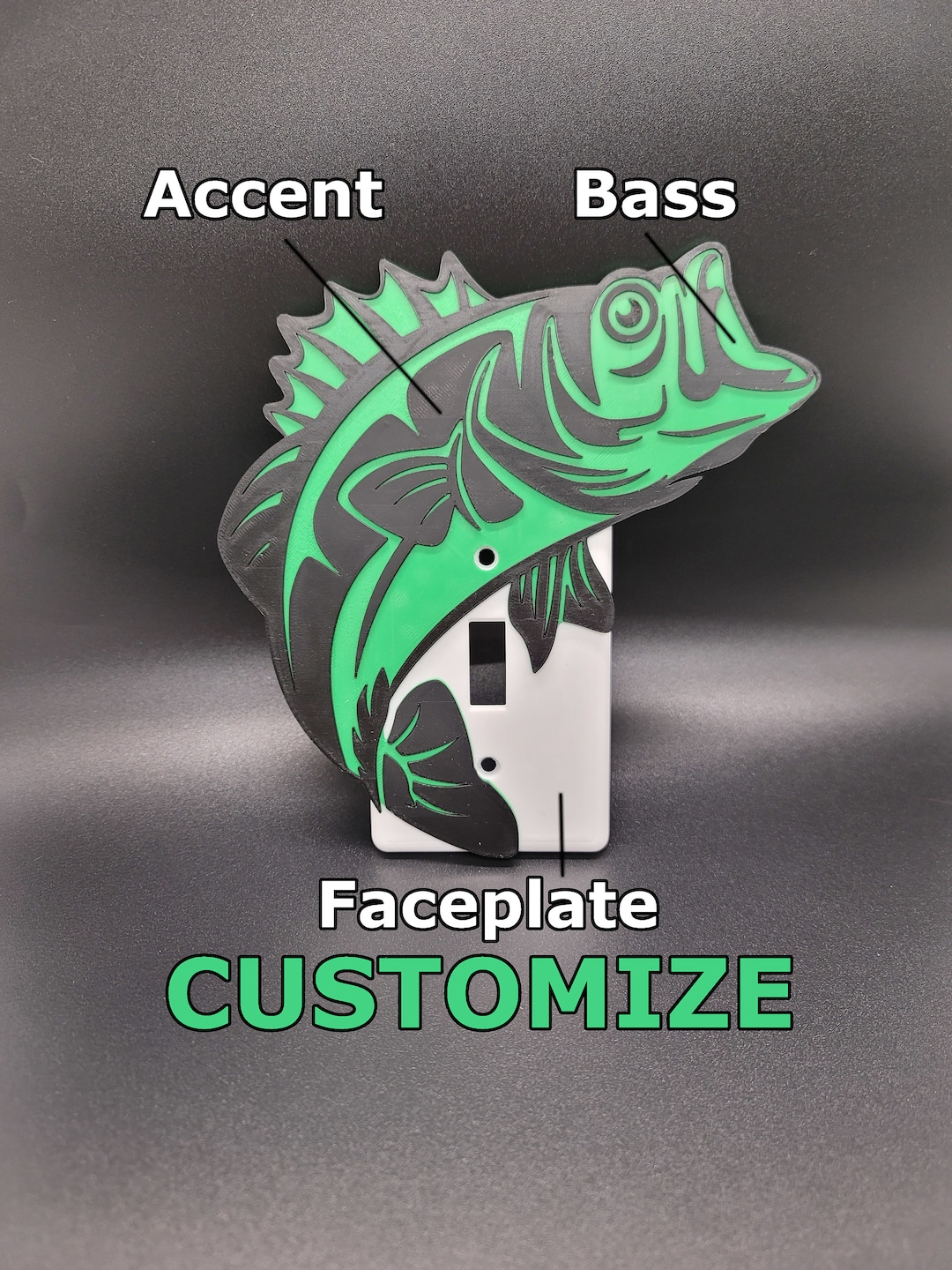 Bass Fly #240 Switch Plate Cover