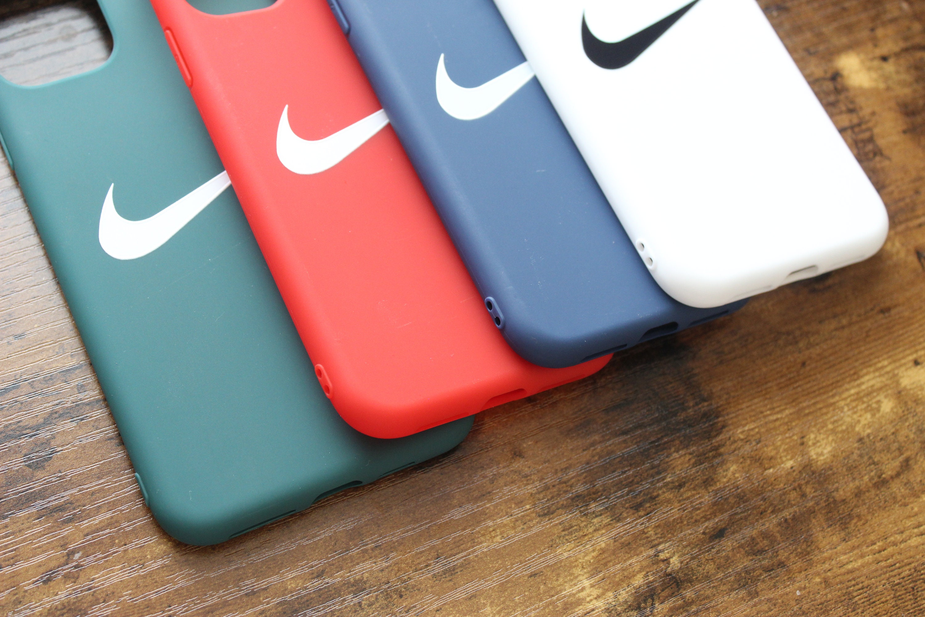 Simple Nike Inspired Multicolor Silicone Soft Phone Case for Etsy