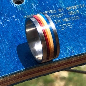 Skateboard Inlay Ring