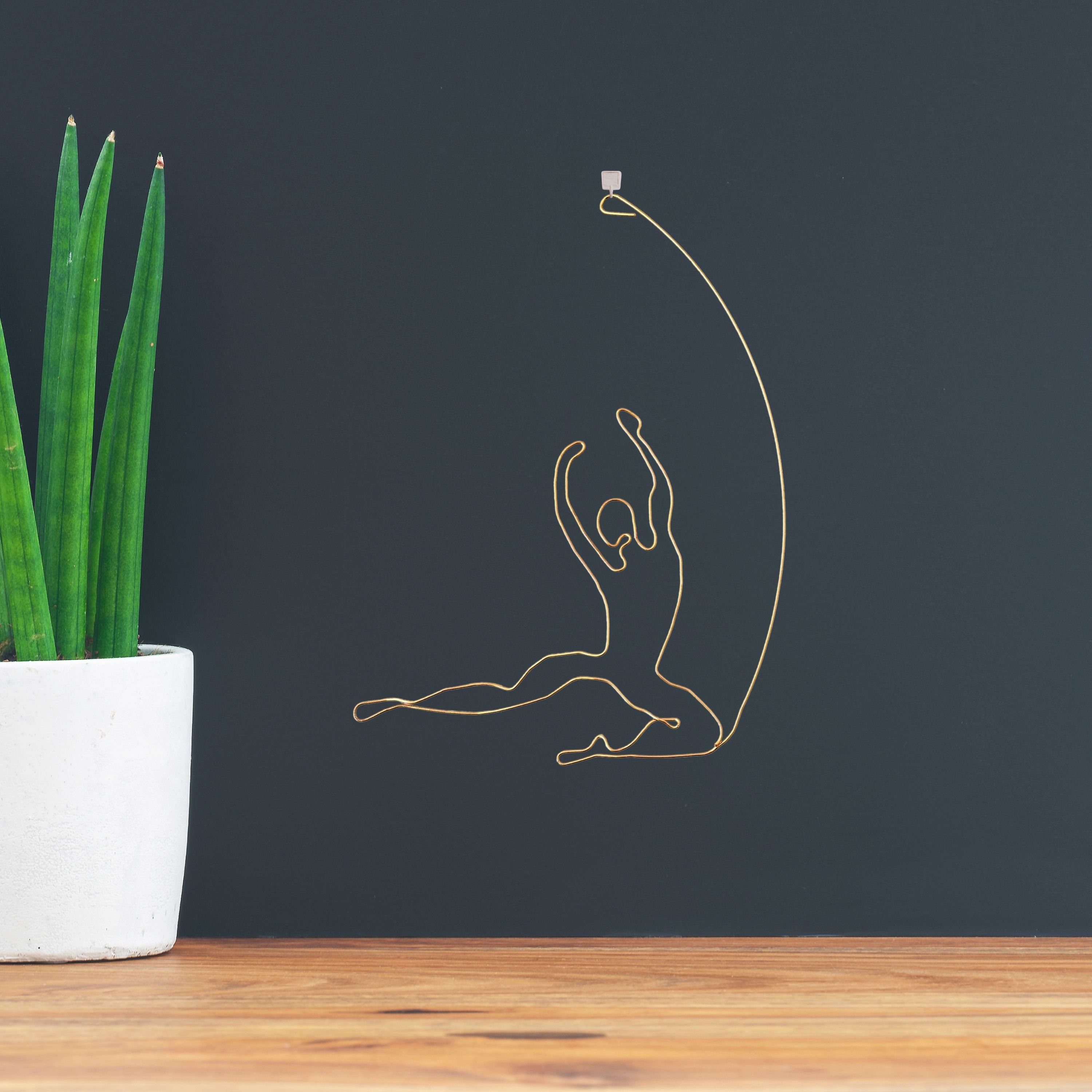 Wall Art Dance Wall Decor Wire Artwork Handmade Wall Etsy