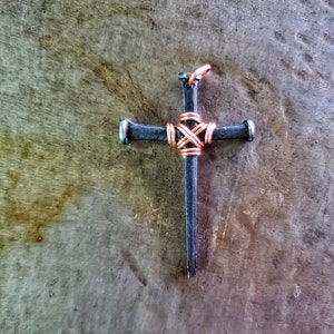 Nail Cross Necklace