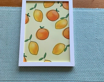 Lemons and Oranges - A4 Print