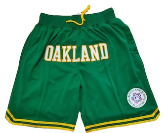 Vintage Oakland Basketball Shorts