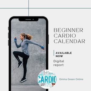 Cardio Fitness Calendar for Chronic Pain sufferers, arthritis, back, neck, tennis elbow, knee, ankle, shoulder