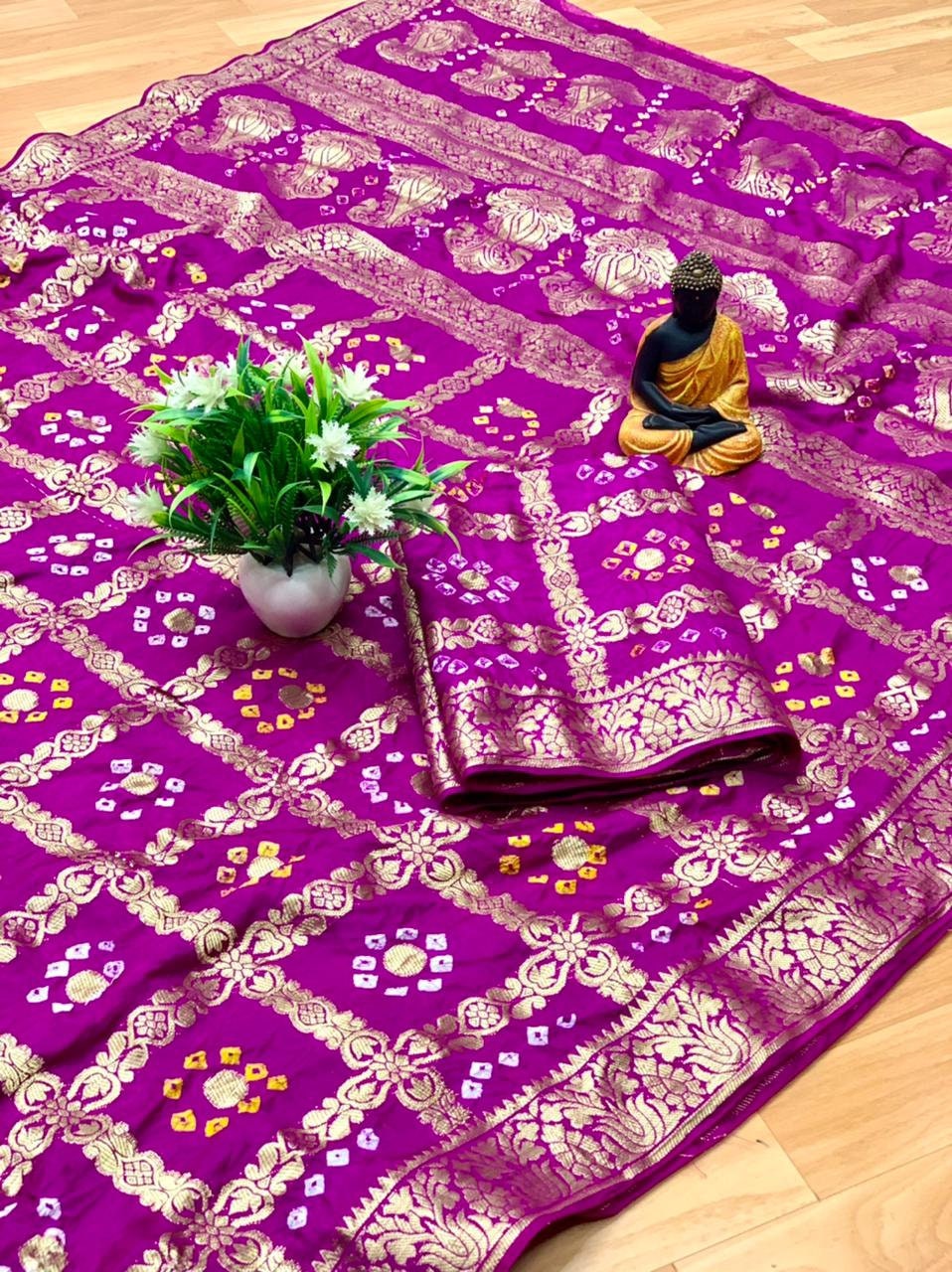 1 Krishna Clothing Store Presenting Heavy Art Silk Gharchola Etsy