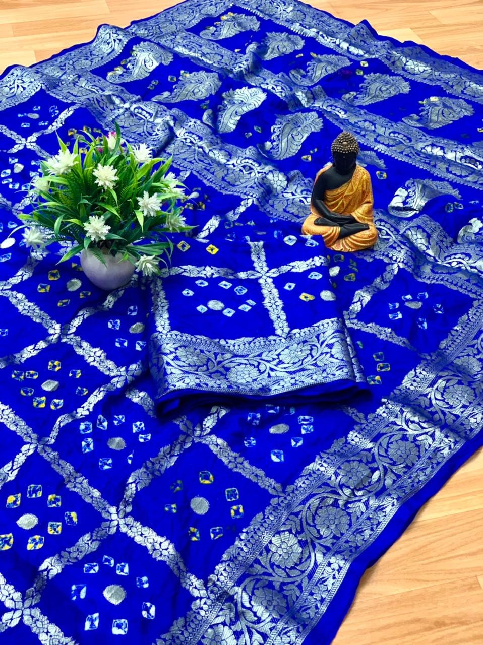 1 Krishna Clothing Store Presenting Heavy Art Silk Gharchola Etsy