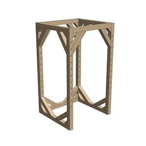 All-Purpose Strong Rack Plans (Squat rack, wood rack, mobile, pull-ups, etc)
