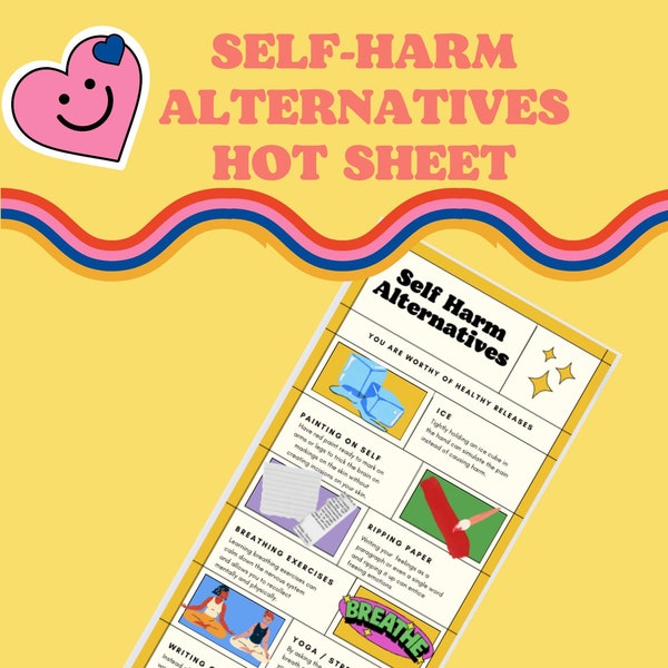 Self-Harm Alternatives Hot Sheet