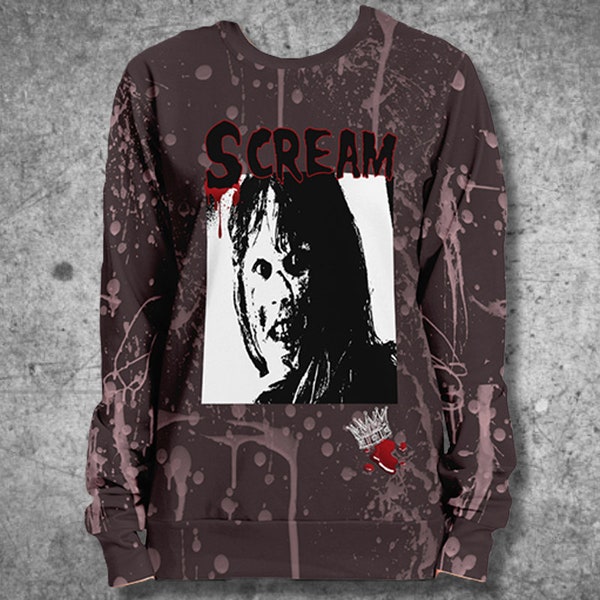 SCREAM QUEEN - "Linda" Horror Movie Sweatshirt. The Exorcist, Linda Blair, William Friedkin, Horror Fans, Nostalgia Gift