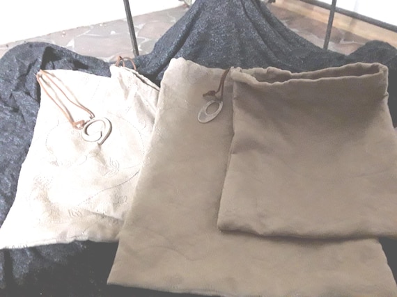 Embroidered, Microsuede bags