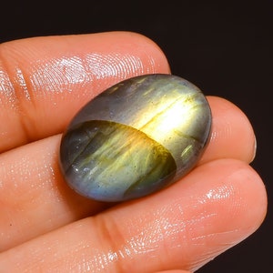 Schöne erstklassige Qualität 100% natürliche Labradorit ovale Form Cabochon lose Edelstein für die Herstellung von Schmuck 20,5 Ct. 23X17X7 mm S8-1665