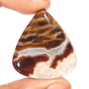 Fabelhafte hochwertige 100% natürliche Bio Prehnit Birne Form Cabochon Lose Edelstein für die Herstellung von Schmuck 59.45 Ct 38X34X7 MM AS-192