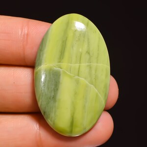 Attractive Top Grade Quality 100% Natural Larsonite Jasper Oval Shape Cabochon Loose Gemstone For Making Jewelry 39 Ct. 38X23X6 mm S8-2727