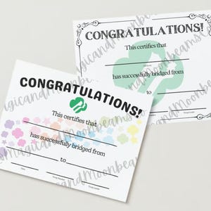 Downloadable Scouting Certificates| Two Styles | Printable Certificates