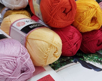 YarnArt Begonia 100% cotton natural yarn