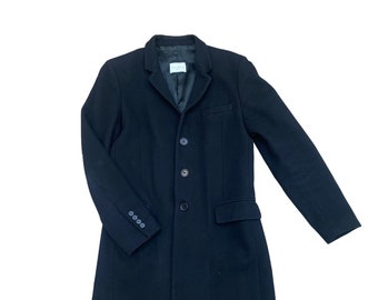 Sandro Black Wool Coat