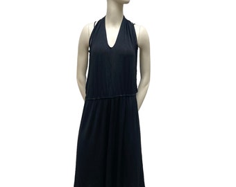 Martin Margiela  Black Viscose Dress