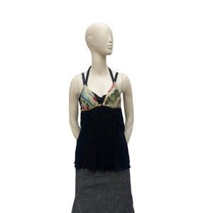 Jean Paul Gaultier  Open Back Black Set Top