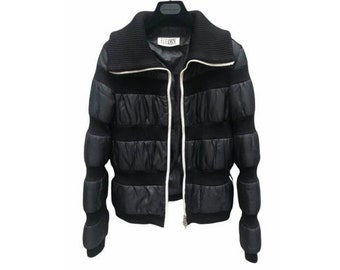 Martin Margiela FW 2006 Black Stripped Puffer Jacket
