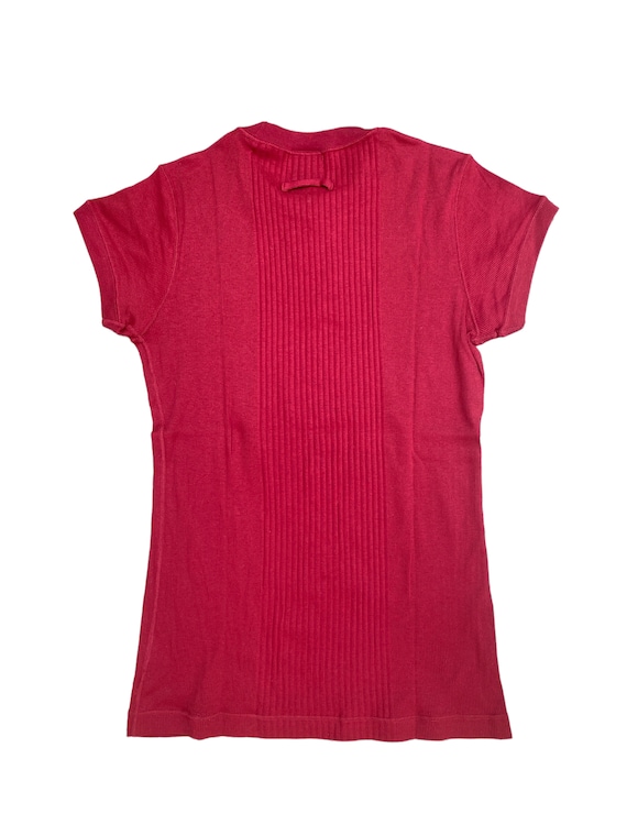Jean Paul Gaultier  Men Red Knitted T-shirt - image 2