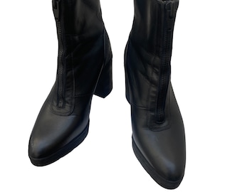 Alexander Wang X H&M Black Leather Boots