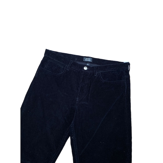 A.P.C. Black Corduroy Pants Small Standard Slim Fit Size 32 A.P.C. Black Corduroy Pants Small Standard Slim Fit Size 32