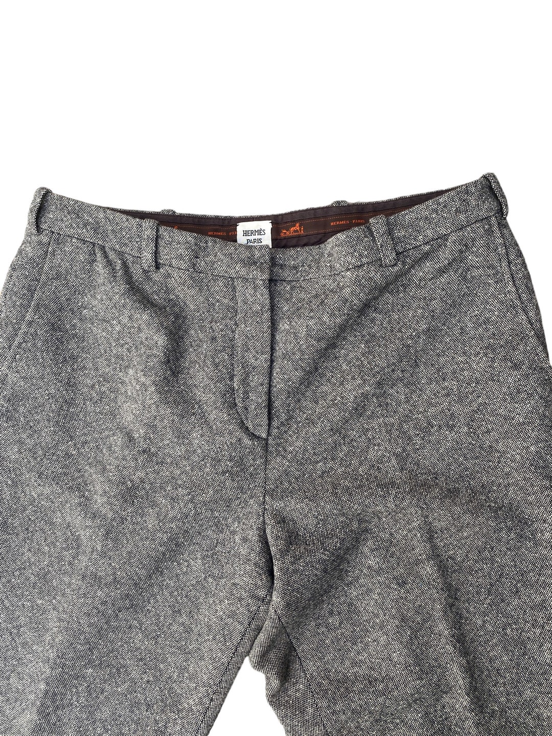 Hermes by Martin Margiela Gray Cashmere Pants Size 42 Fits Hermes by Martin Margiela Gray Cashmere Pants Size 42 Fits
