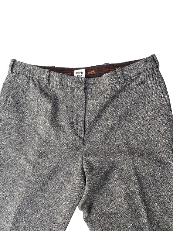 Hermes by Martin Margiela Gray Cashmere Pants Siz… - image 1