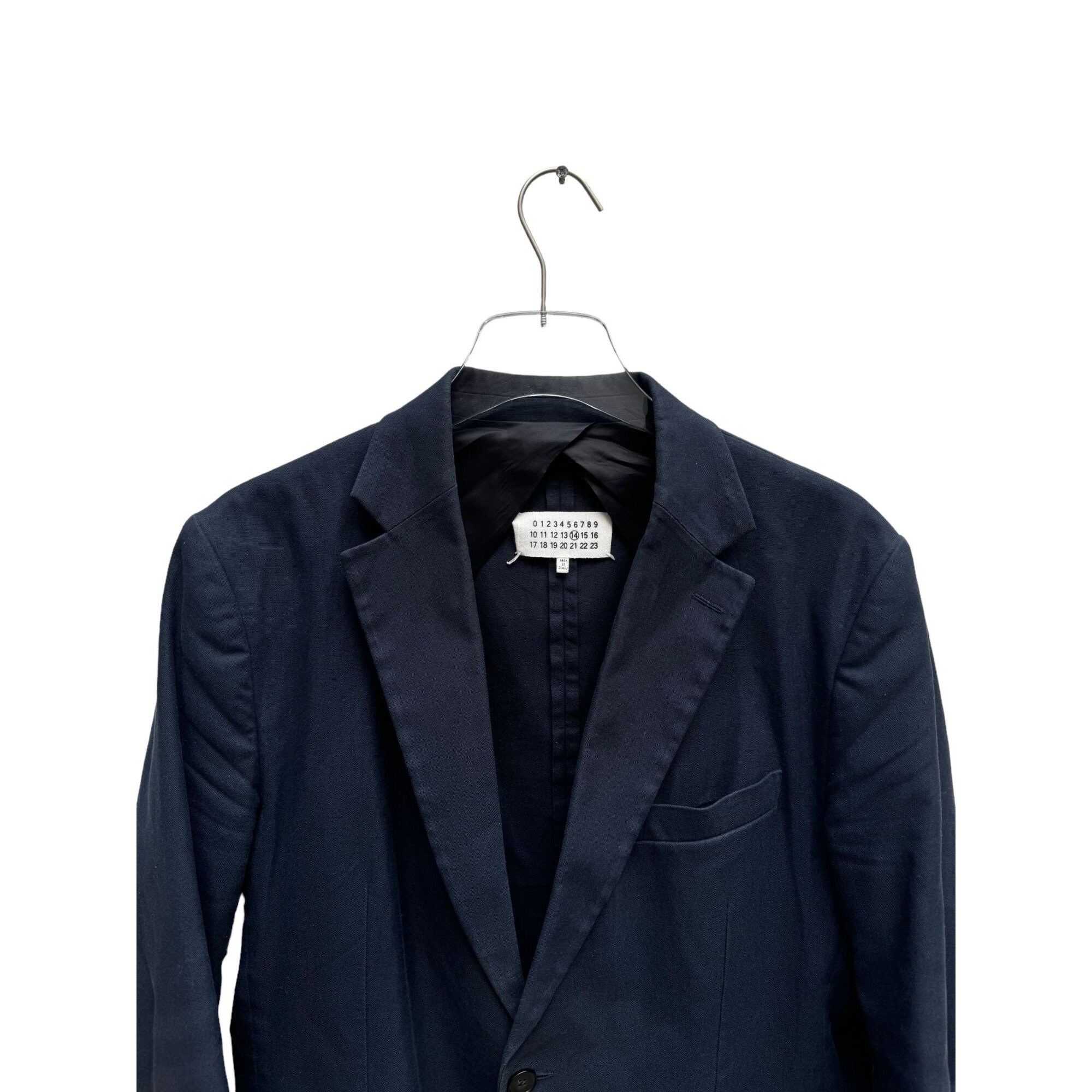Maison Martin Margiela 4 Stitches Navy Wool Blazer Jacket Size 52
